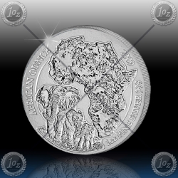 1oz RUANDA 2009 (Sloni) 1oz RUANDA 2009 (Sloni)